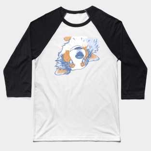 Blue Merle Aussie Baseball T-Shirt